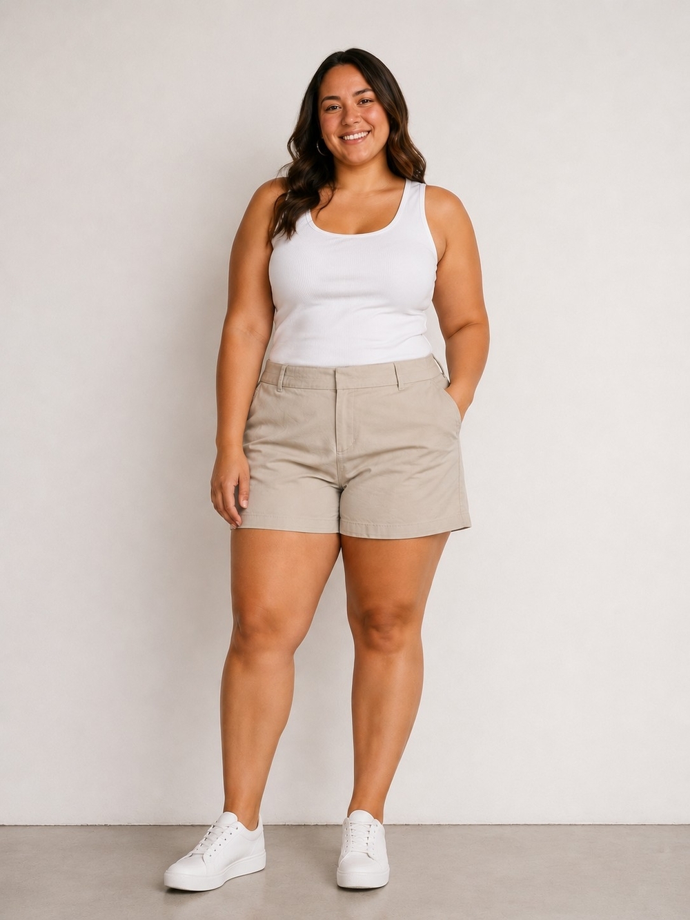 🔥GAP Beige High-Rise Women’s Shorts